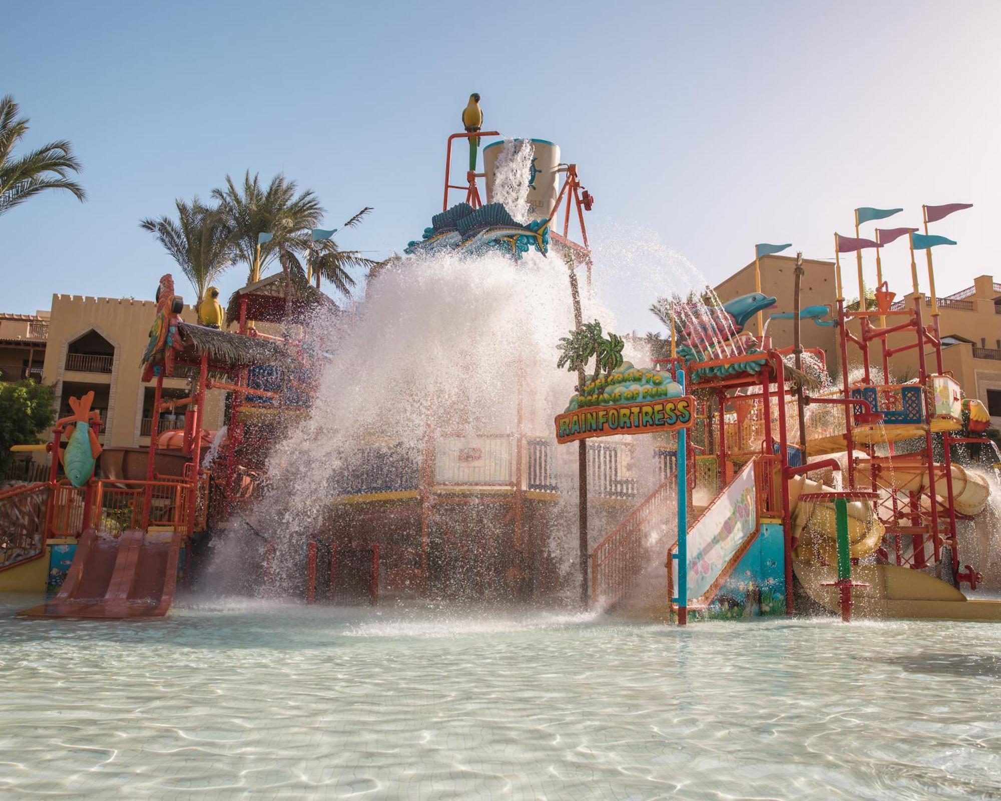 Grand Waterworld Makadi Family Star - Couples And Families Only Otel Hurgada Dış mekan fotoğraf Aqua Park at the Hilton Sharm El Sheikh Resort